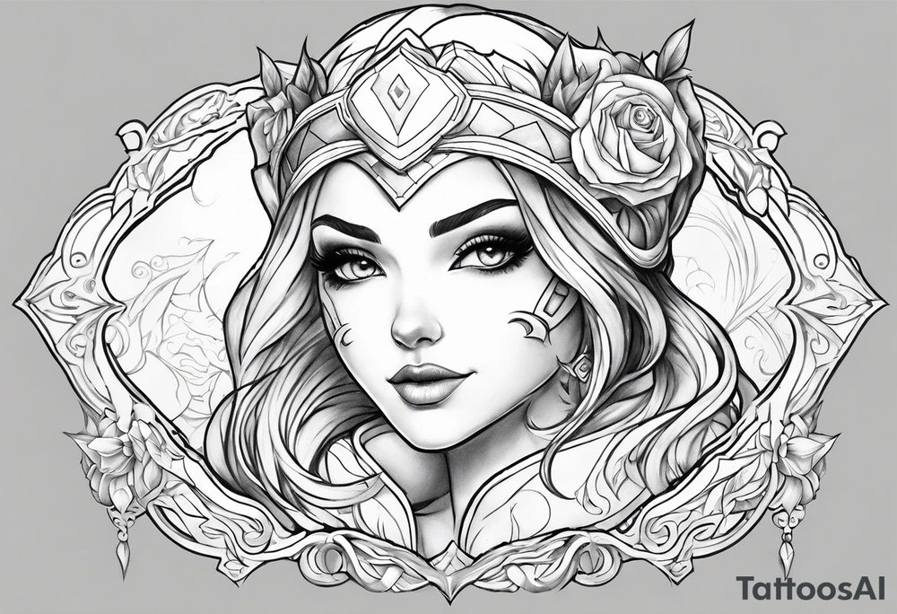 League of legends Orianna tattoo idea