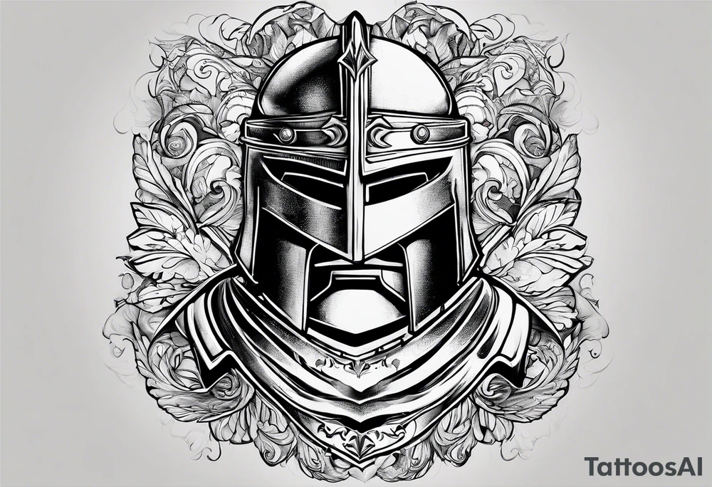 If your going thru hell keep going quote from Winston Churchill, wrapped around a spartan helmet. tattoo idea