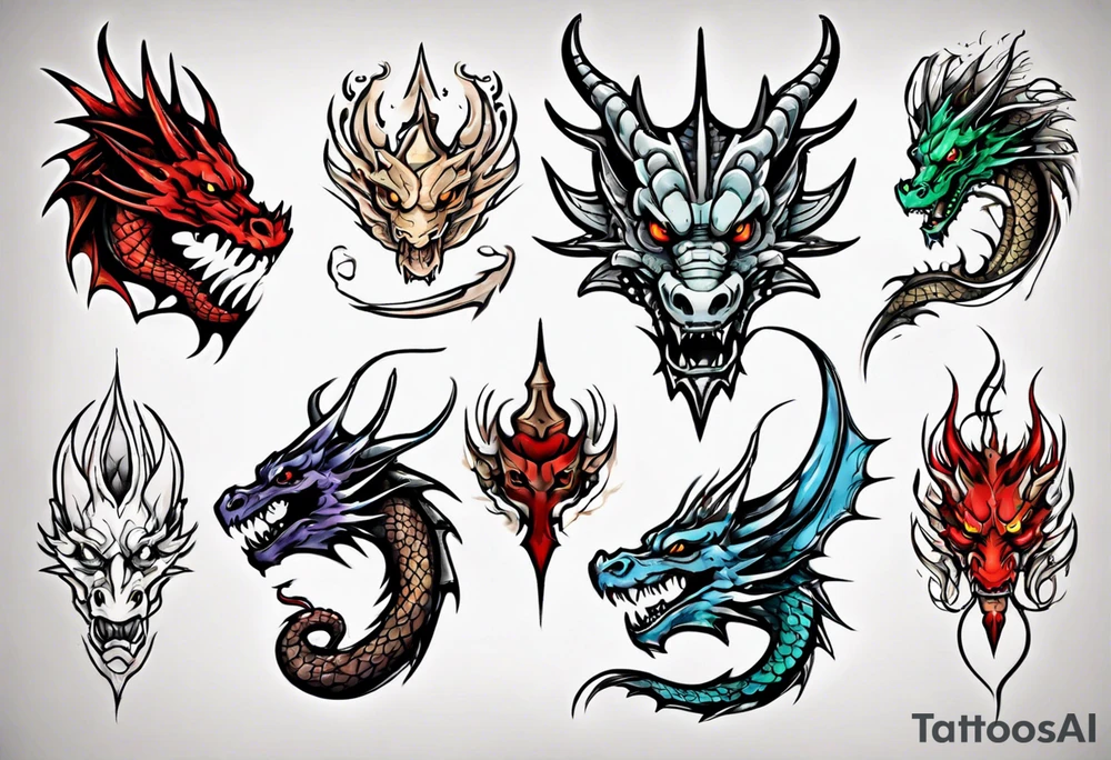 dragon tattoo idea