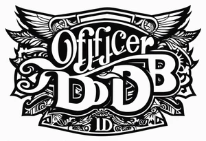 Officer B.D. tattoo idea