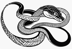 Snake tattoo idea