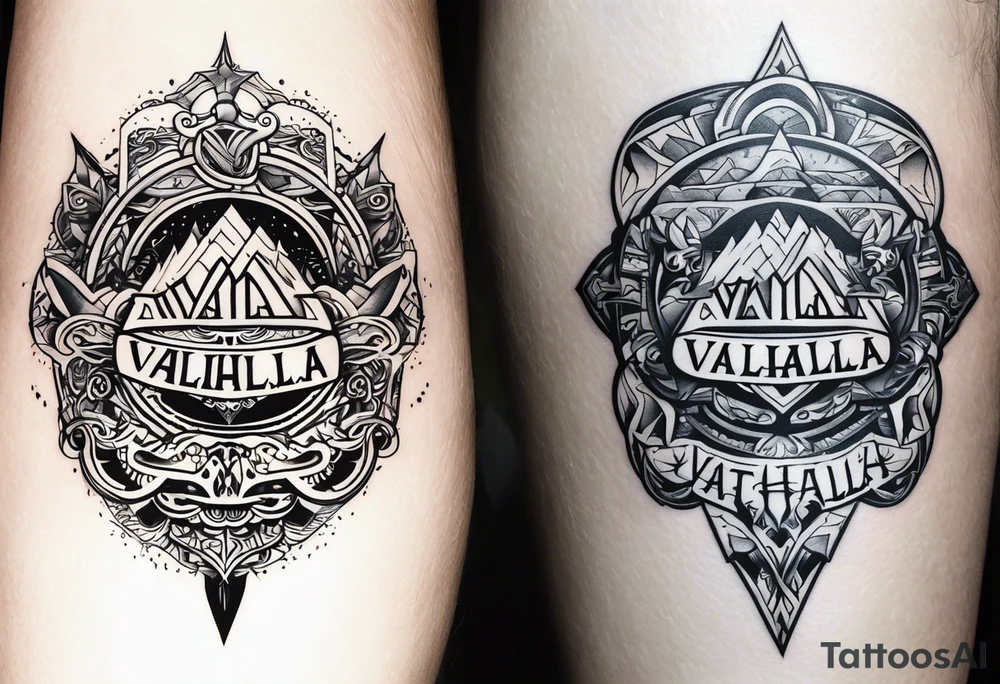 Valhalla tattoo idea