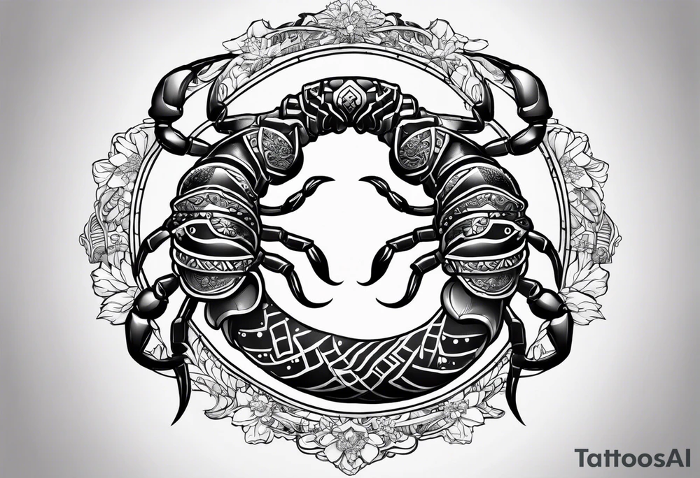 scorpio tattoo idea