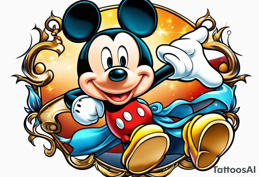 Disney characters tattoo idea