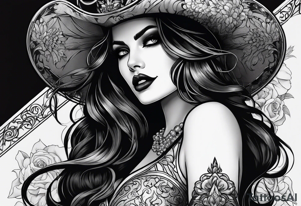 lady death tattoo idea