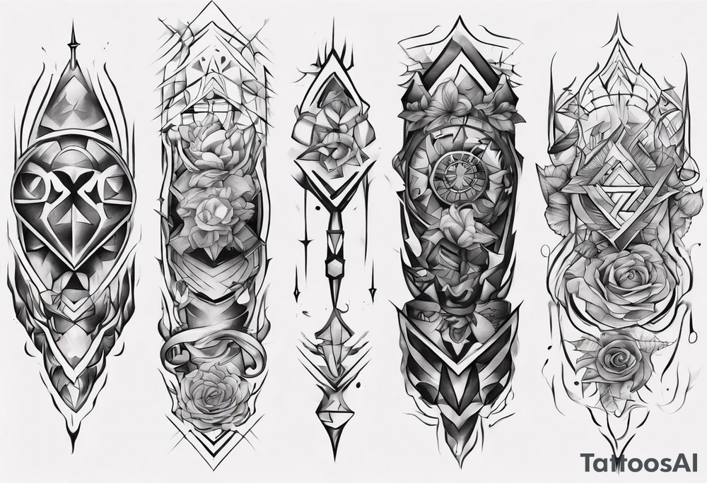 forearm cover up black tattoo sketch
wide tattoo idea
