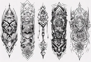 forearm cover up black tattoo sketch
wide tattoo idea