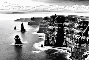 Cliffs of Moher tattoo idea
