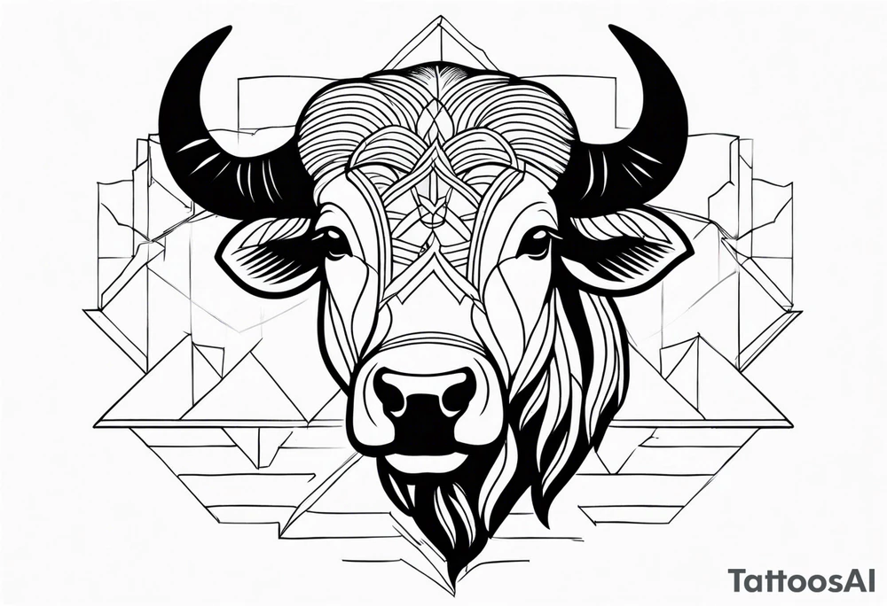 Buffalo tattoo idea