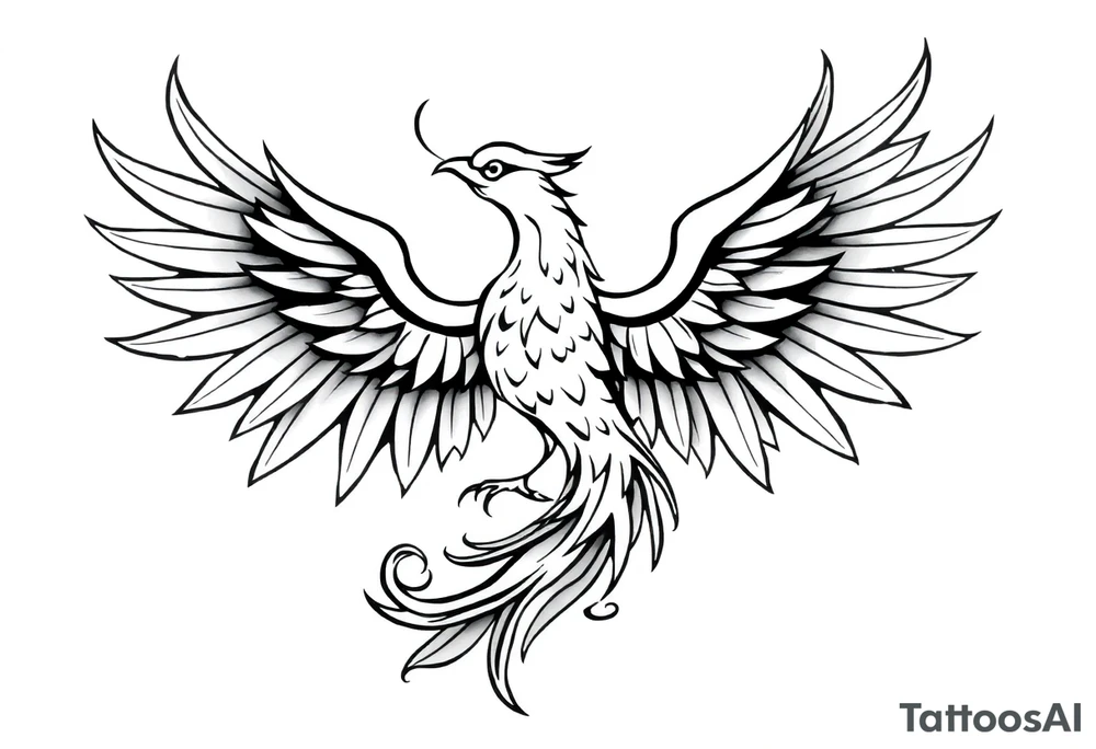 Master and phoenix tattoo idea