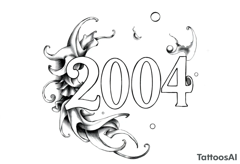 Year 2004 tattoo idea