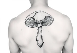 Mushroom for a whole arm tattoo idea
