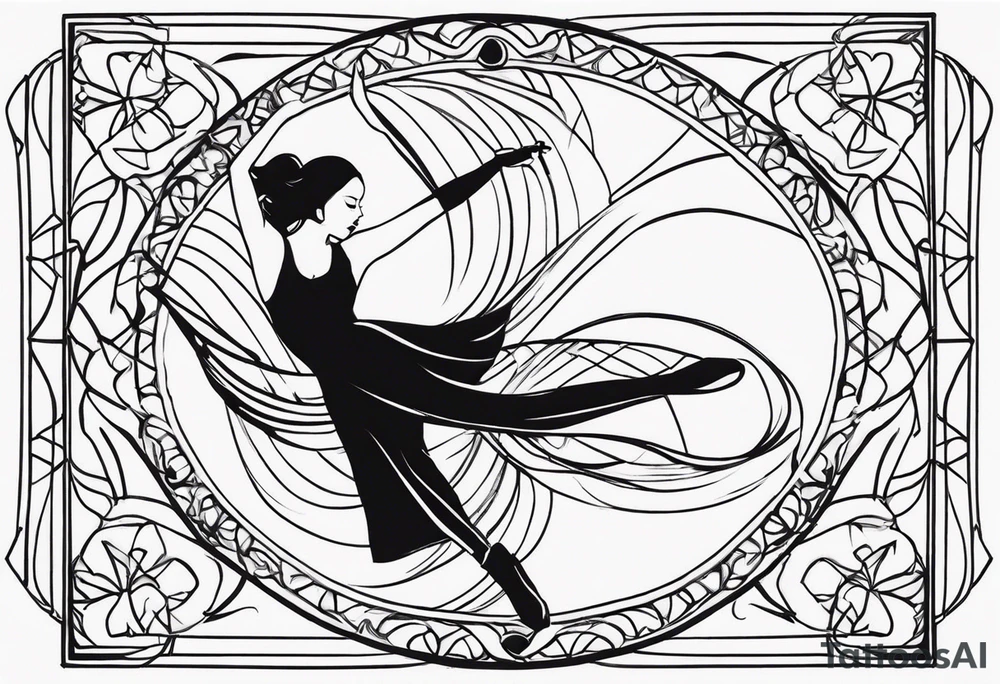 dance tattoo idea