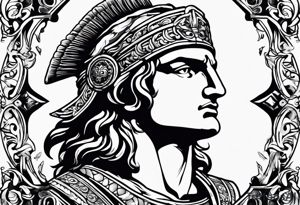 Alexander the Great dark tattoo idea