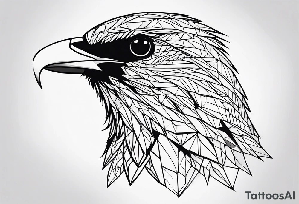 pássaro corvo pousando tattoo idea