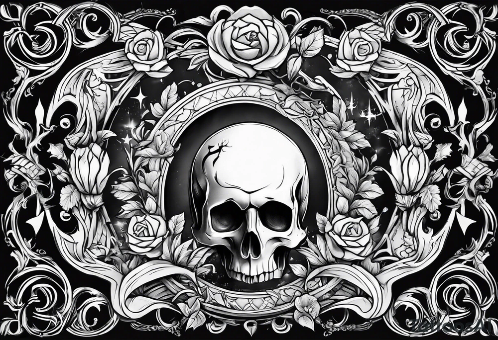 Necromancer small tattoo idea