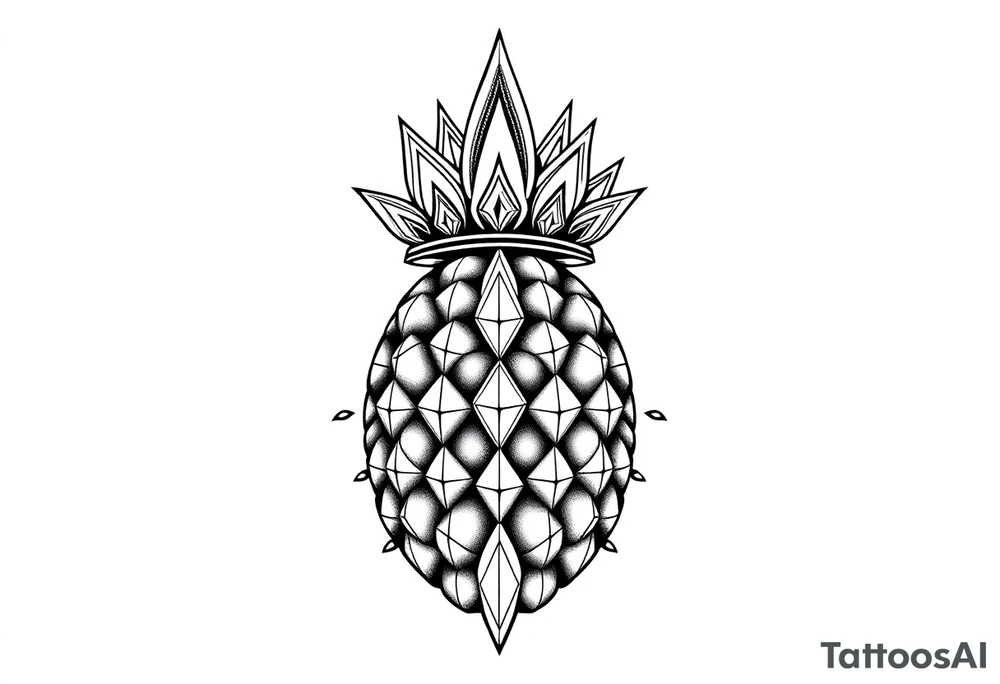 Majestic crown pineapple vagina anus diamonds tattoo idea Majestic crown pineapple vagina anus diamonds tattoo idea