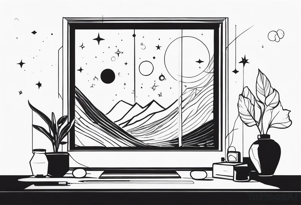 Space tattoo idea