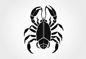 small scorpion tattoo idea