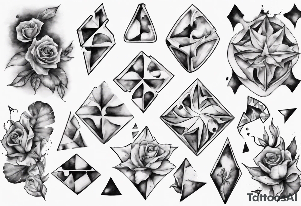 piece of puzzle tattoo idea