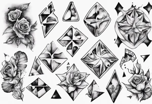piece of puzzle tattoo idea