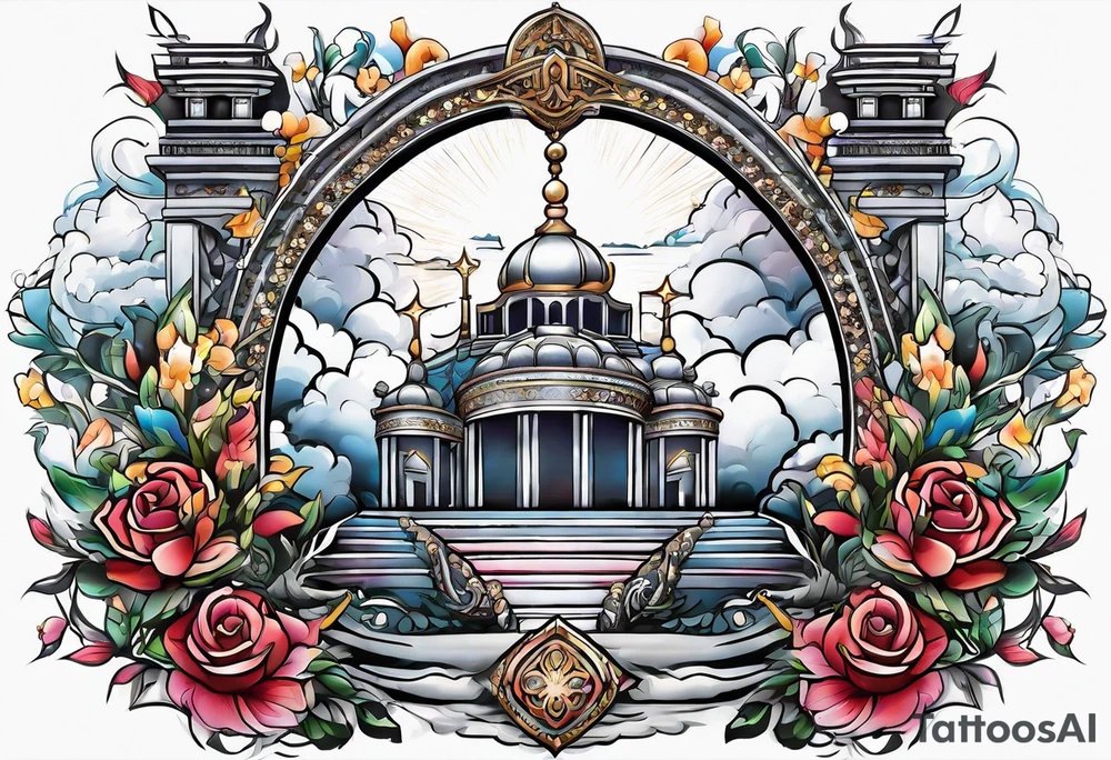 Heaven entrance tattoo idea