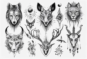 Spirit animal tattoo idea
