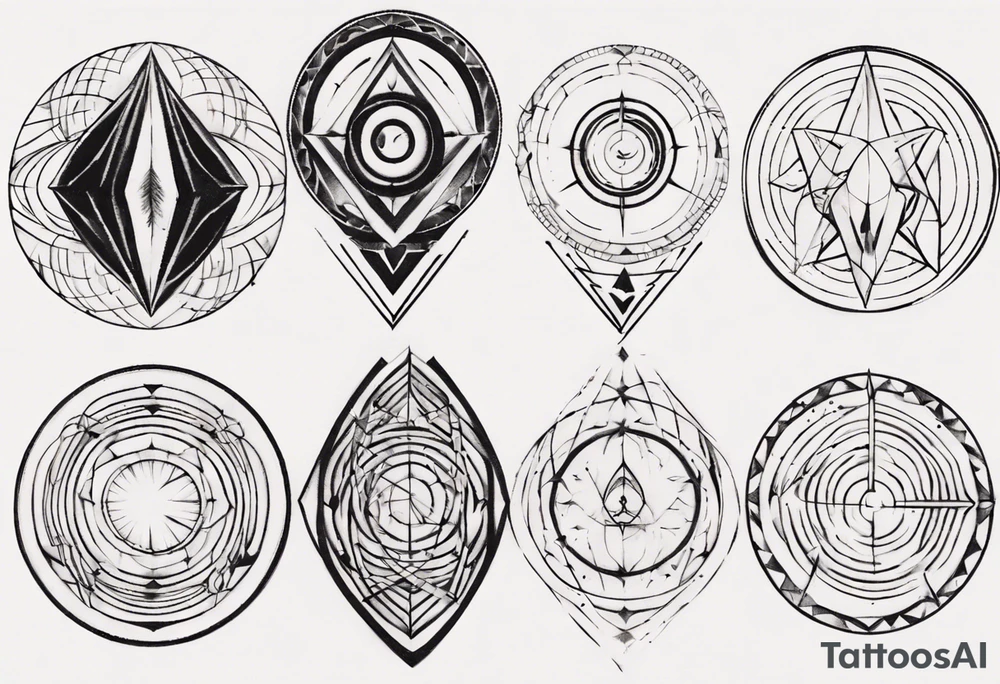 Imperfect circle tattoo idea