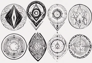 Imperfect circle tattoo idea