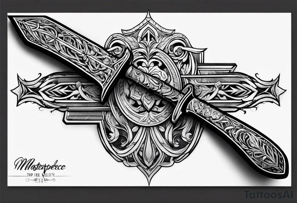 athame tattoo idea