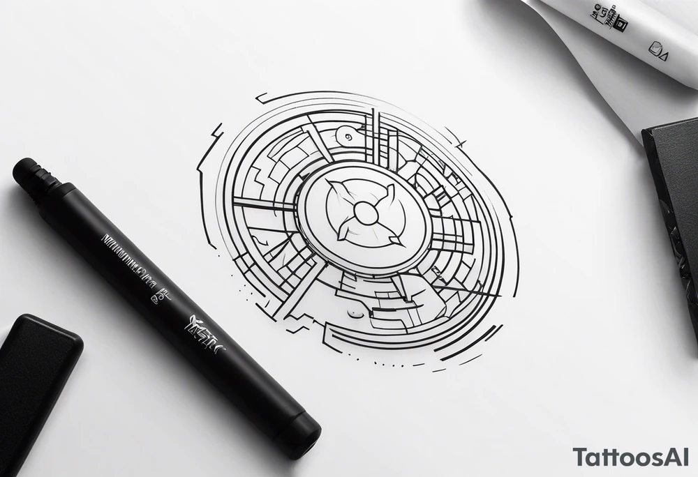 microchip tattoo idea