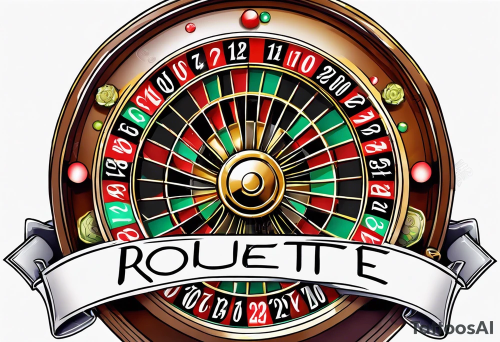 Roulette tattoo idea