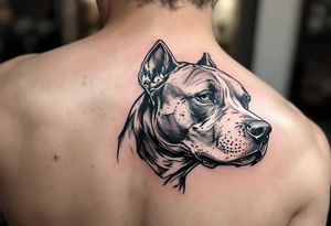 pitbull tattoo tattoo idea