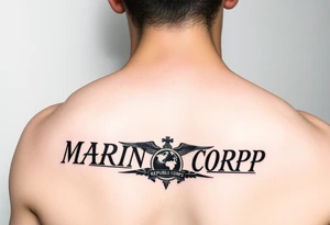 Republic of Korea
                Marine Corps
lettering to left arm tattoo idea