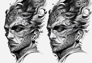 Art from dishonored game on hand tattoo idea