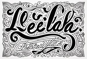 Leilah tattoo idea