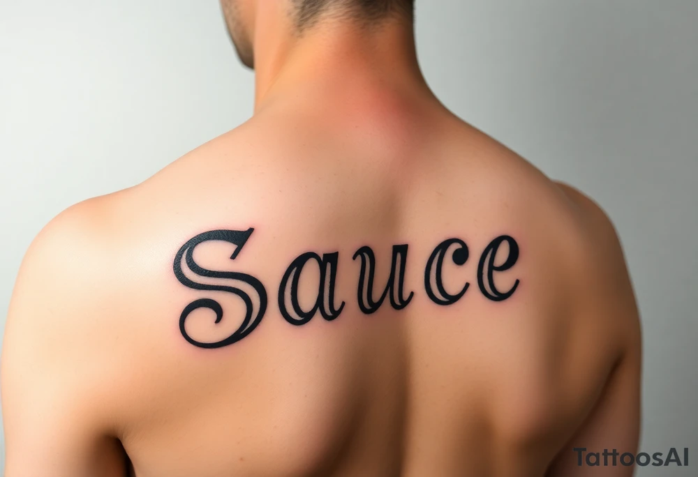 Sauce tattoo idea