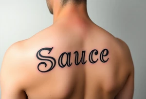 Sauce tattoo idea