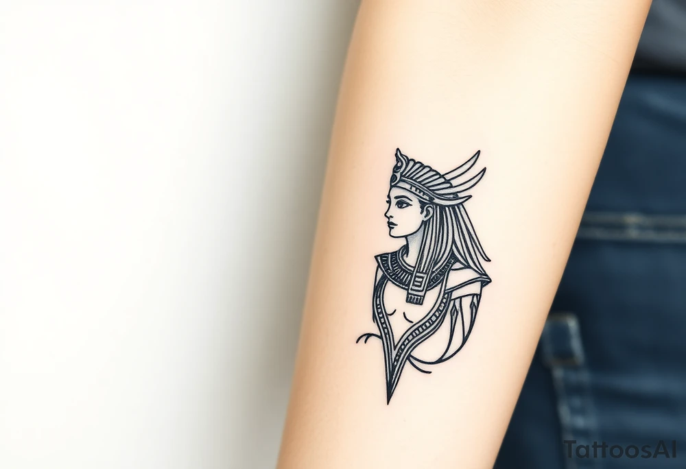 Egyptian goddesses tattoo idea