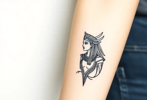 Egyptian goddesses tattoo idea
