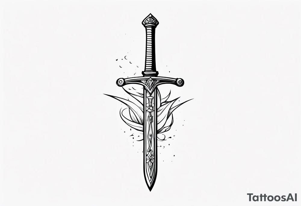 sword tattoo tattoo idea
