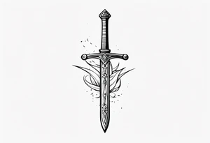 sword tattoo tattoo idea