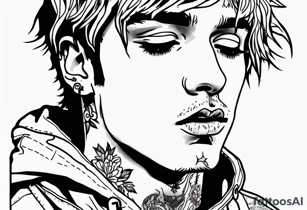 Lil peep tattoo idea