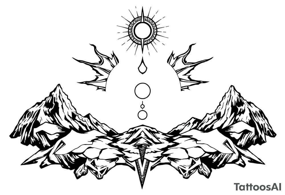 inner balance tattoo idea