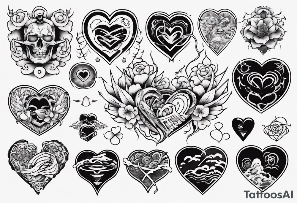 Heart tattoo idea