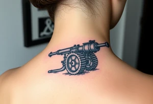 army service artillery tattoo idea