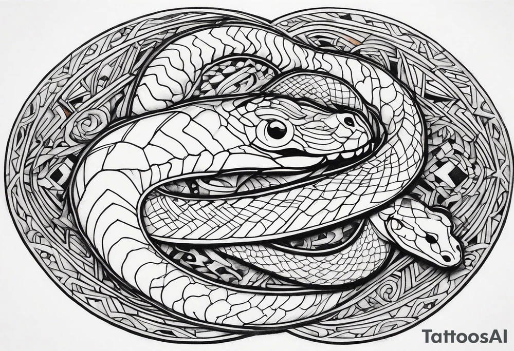 Copperhead tattoo idea