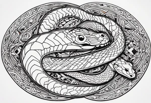 Copperhead tattoo idea