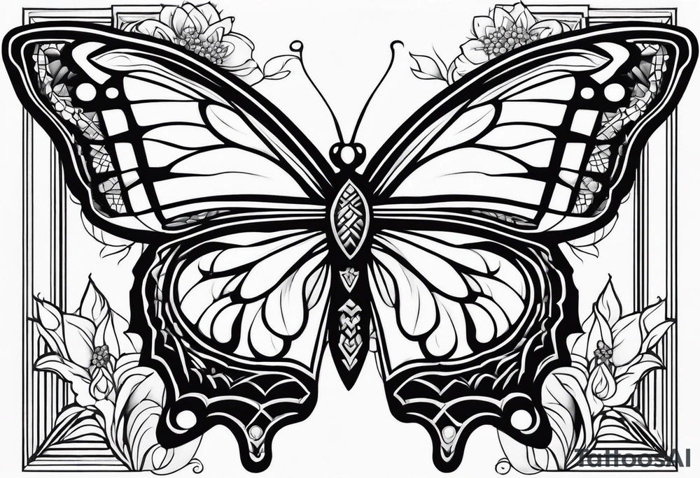 butterfly, reincarnation tattoo idea