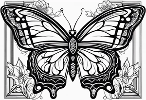 butterfly, reincarnation tattoo idea